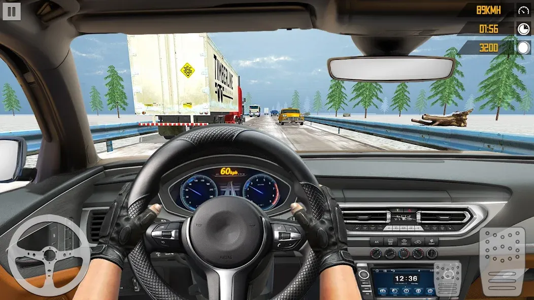 VR Traffic Racing In Car Drive (ВР Трафик Гонки на Автомобиле Вождения)  [МОД Меню] Screenshot 5