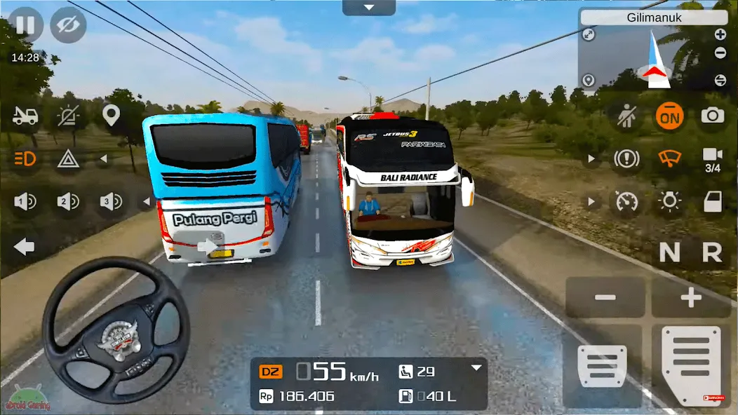 Coach Tourist Bus City Driving  [МОД Unlocked] Screenshot 5