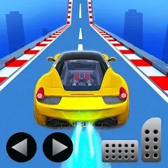 Взломанная Ramp Car Stunt Challenge (Рамп Кар Стант Челлендж)  [МОД Unlimited Money] - последняя версия apk на Андроид