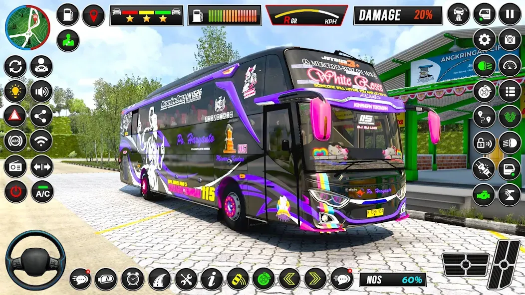 Euro Bus Simulator - Bus Games  [МОД Mega Pack] Screenshot 1