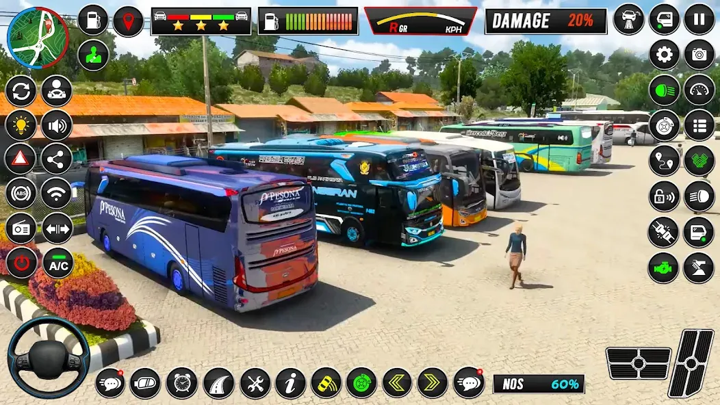 Euro Bus Simulator - Bus Games  [МОД Mega Pack] Screenshot 3