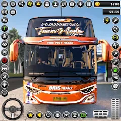 Скачать взлом Euro Bus Simulator - Bus Games  [МОД Mega Pack] - последняя версия apk на Андроид