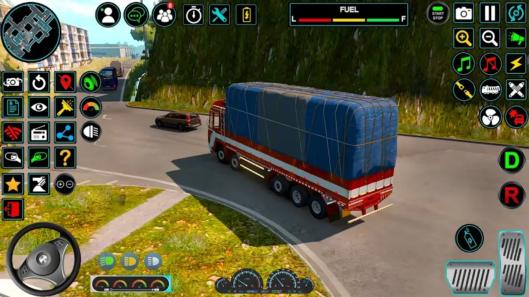 Indian Truck Offroad Cargo Sim (Индийский грузовик   )  [МОД Много денег] Screenshot 2