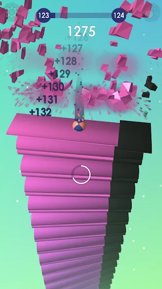 Ball: Blast colorful bricks 3d  [МОД Mega Pack] Screenshot 4