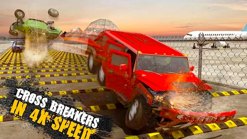 Car Crash Speed Bump Car Games  [МОД Unlocked] Screenshot 3