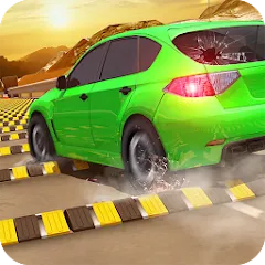 Скачать взлом Car Crash Speed Bump Car Games  [МОД Unlocked] - полная версия apk на Андроид