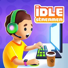 Взломанная Idle Streamer - Tuber game (Айдл стример)  [МОД Unlimited Money] - стабильная версия apk на Андроид