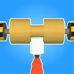 Взлом Lathe 3D: Wood Carving Offline (Токарный станок 3D)  [МОД Много монет] - стабильная версия apk на Андроид