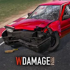 Скачать взломанную WDAMAGE: Car Crash (ВДАМАГЕ)  [МОД Много денег] - последняя версия apk на Андроид