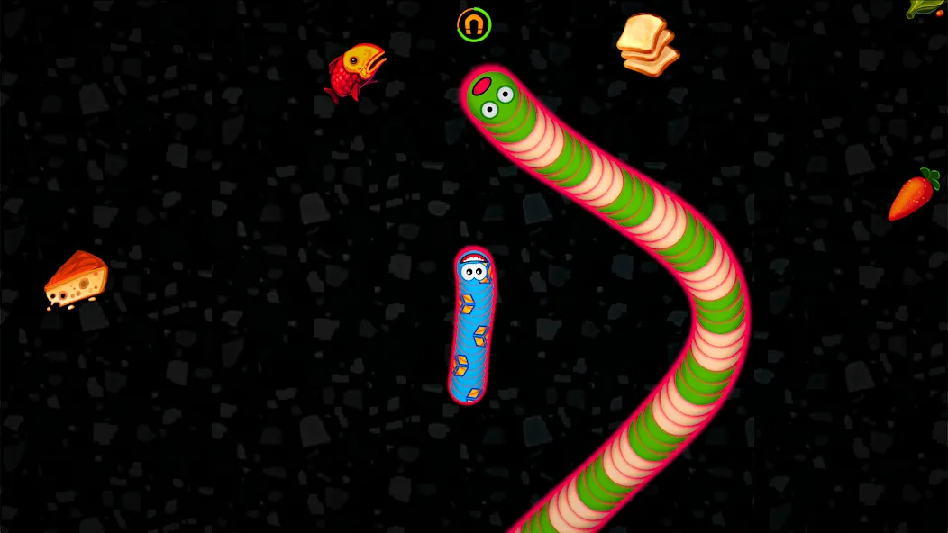 Worms Zone .io - Hungry Snake  [МОД Unlocked] Screenshot 5