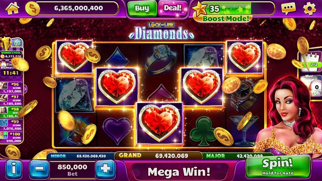 Jackpot Party Casino Slots (Джекпот Пати)  [МОД Много денег] Screenshot 5