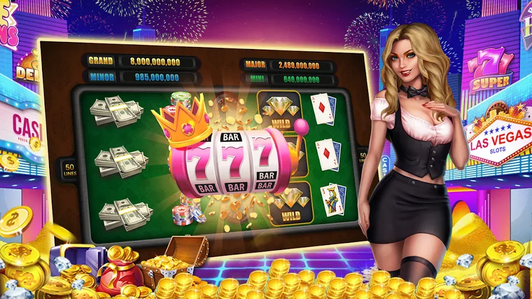 Winning Jackpot Slots Casino  [МОД Много денег] Screenshot 3