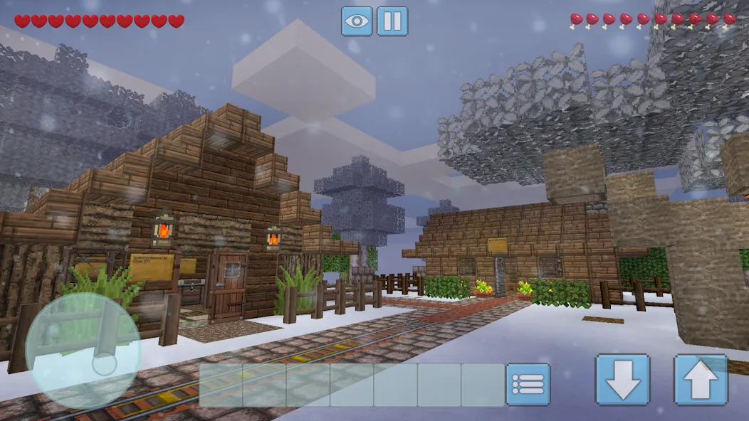 Winter Craft - Block Craft (Винтер Крафт)  [МОД Unlimited Money] Screenshot 1