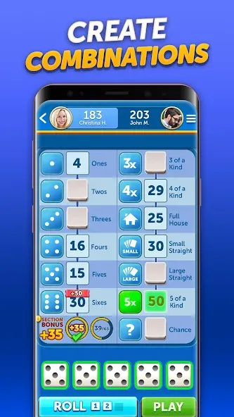 Dice With Buddies™ Social Game (Дайс вместе с друзьями Социальная игра)  [МОД Много монет] Screenshot 3