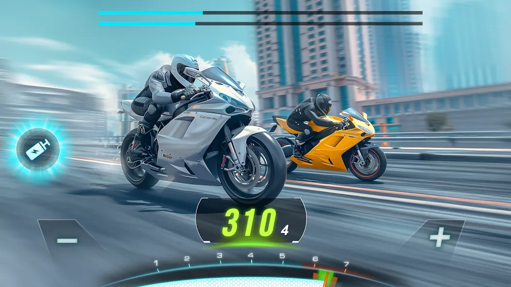 Motor Bike: Xtreme Races  [МОД Menu] Screenshot 3