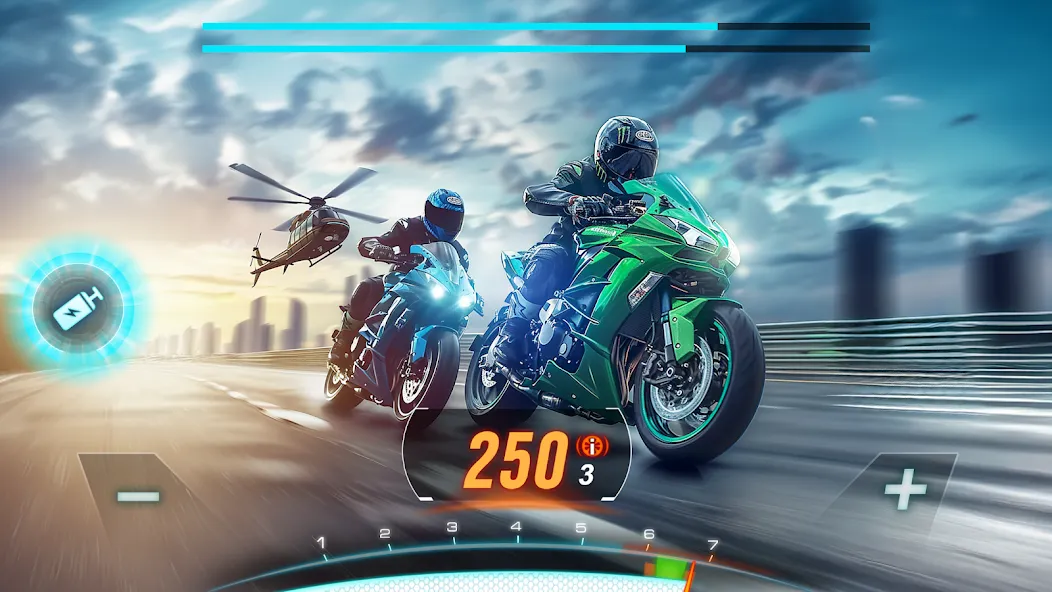 Motor Bike: Xtreme Races  [МОД Menu] Screenshot 5