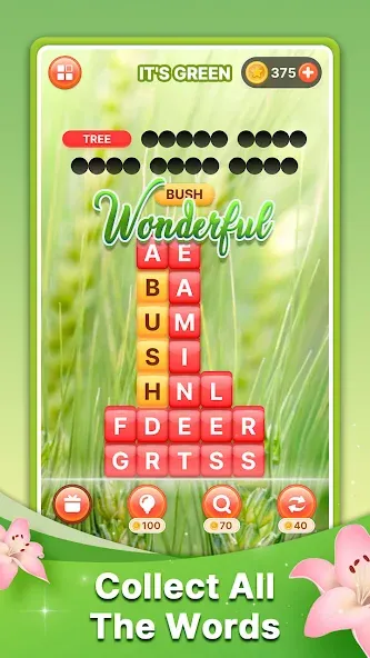 Word Search Block Puzzle Game  [МОД Много монет] Screenshot 2