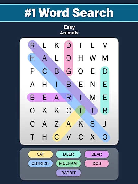 Word Search: Word Find (Ворд Срч)  [МОД Mega Pack] Screenshot 4