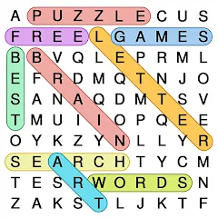 Взлом Word Search: Word Find (Ворд Срч)  [МОД Mega Pack] - последняя версия apk на Андроид