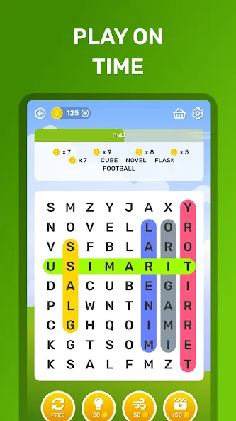 Word Search Puzzle Game  [МОД Много денег] Screenshot 3