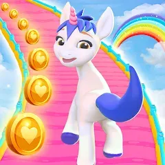 Взлом Unicorn Kingdom: Running Games (Юникорн Кингдом)  [МОД Unlocked] - последняя версия apk на Андроид