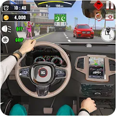 Скачать взломанную City Car Driving - Car Games (Сити Кар Драйвинг)  [МОД Бесконечные монеты] - последняя версия apk на Андроид