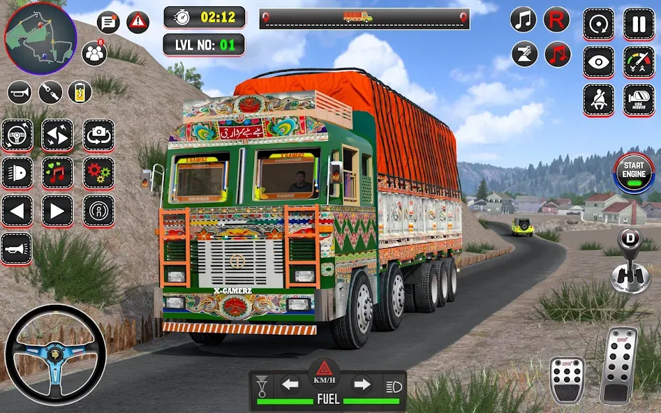 Indian Truck Drive Truck Games (Индийский грузовой симулятор)  [МОД Меню] Screenshot 2