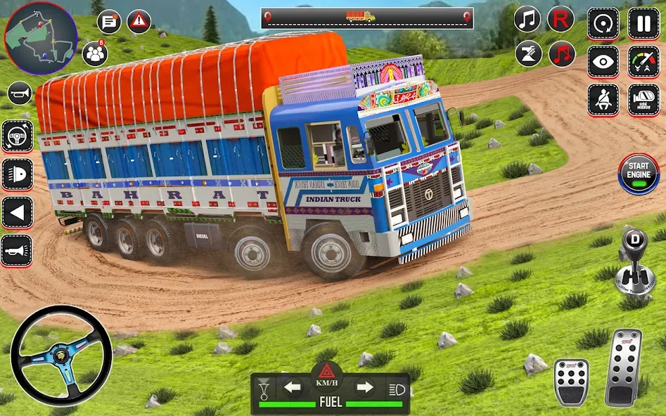 Indian Truck Drive Truck Games (Индийский грузовой симулятор)  [МОД Меню] Screenshot 3