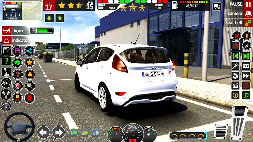 School Car Game 3d Car Driving  [МОД Все открыто] Screenshot 3