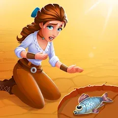 Взломанная Island Hoppers: Jungle Farm (Айслэнд Квеставэй)  [МОД Mega Pack] - последняя версия apk на Андроид