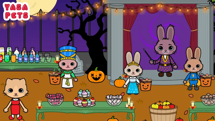 Yasa Pets Halloween (Яса Петс Хэллоуин)  [МОД Бесконечные монеты] Screenshot 5