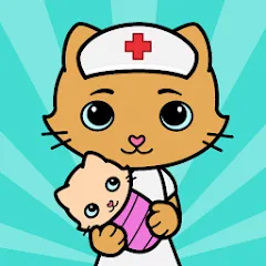 Скачать взломанную Yasa Pets Hospital (Яса Петс Хоспитал)  [МОД Unlimited Money] - последняя версия apk на Андроид