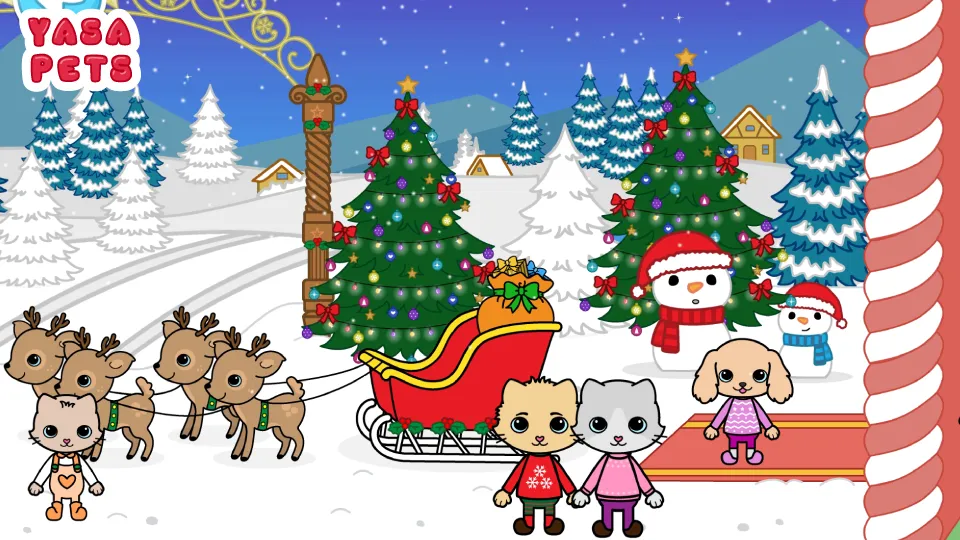 Yasa Pets Christmas (Яса Петс Кристмас)  [МОД Все открыто] Screenshot 2