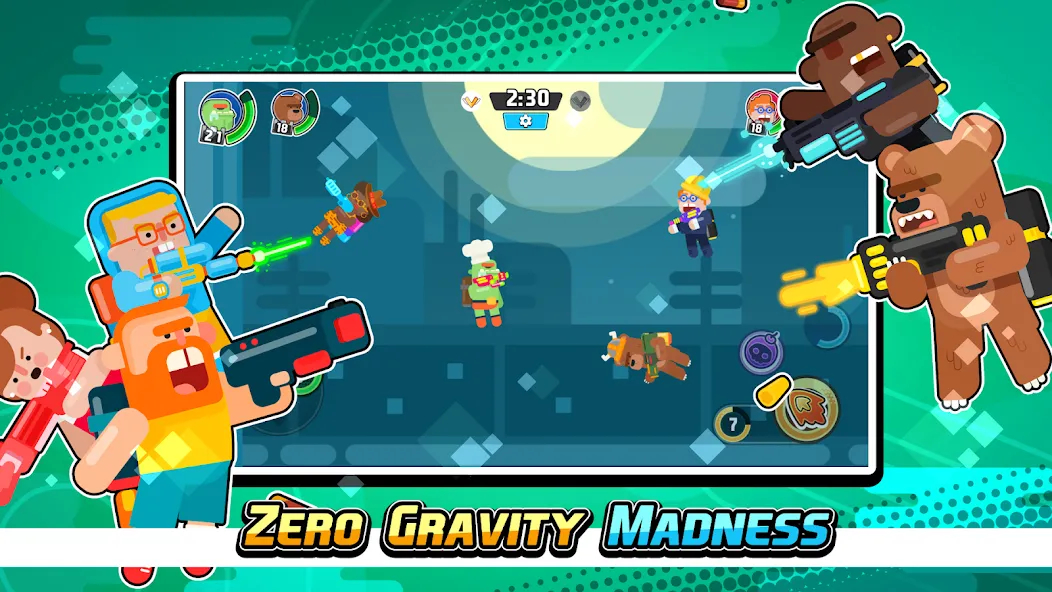 Gravity Brawl: Hero Shooter  [МОД Все открыто] Screenshot 1