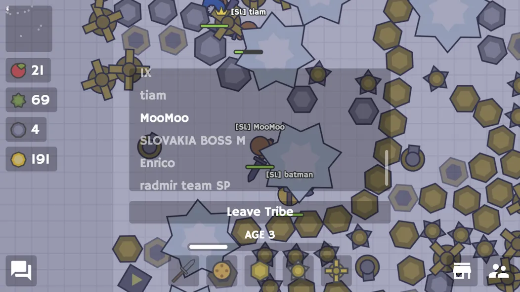 MooMoo.io (Official)  [МОД Бесконечные деньги] Screenshot 5