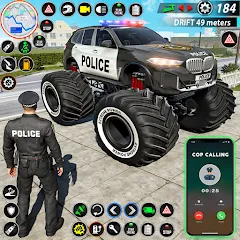 Скачать взлом Police Monster Truck Car Games  [МОД Все открыто] - полная версия apk на Андроид