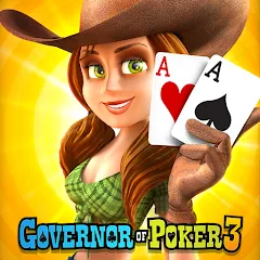 Взлом Governor of Poker 3 - Texas  [МОД Меню] - полная версия apk на Андроид