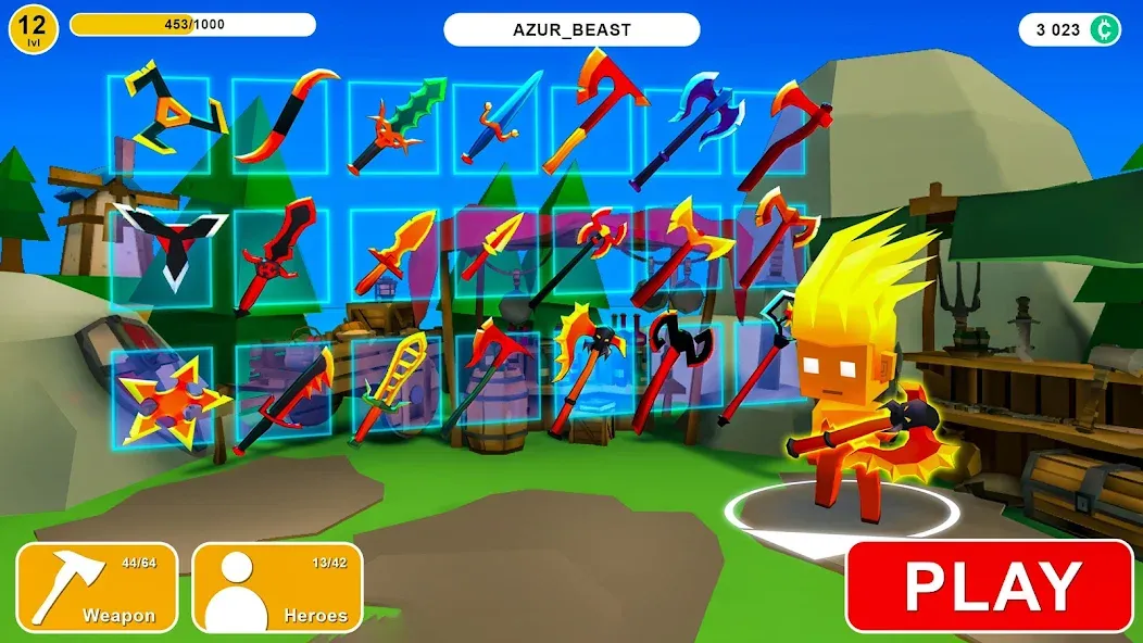 AXES.io  [МОД Много денег] Screenshot 4
