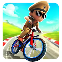 Скачать взлом Little Singham Cycle Race (Литл Сингам Велосипедная Гонка)  [МОД Unlimited Money] - стабильная версия apk на Андроид