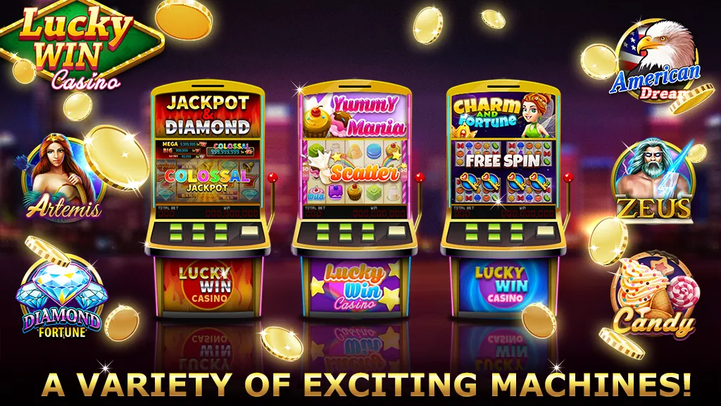 Lucky Win Casino™ SLOTS GAME (Лаки Вин казино СЛОТЫ ИГРА)  [МОД Menu] Screenshot 2