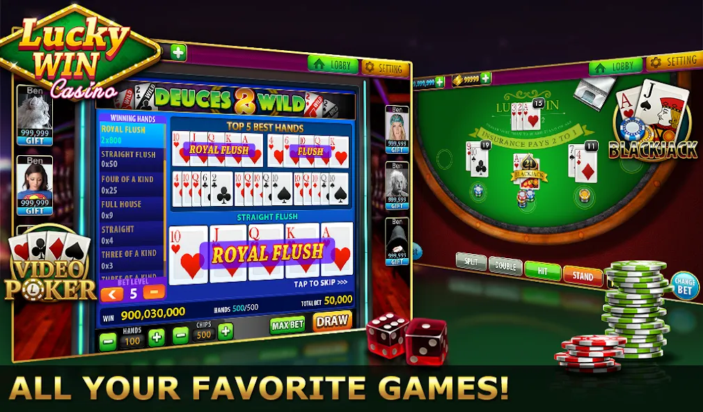 Lucky Win Casino™ SLOTS GAME (Лаки Вин казино СЛОТЫ ИГРА)  [МОД Menu] Screenshot 5