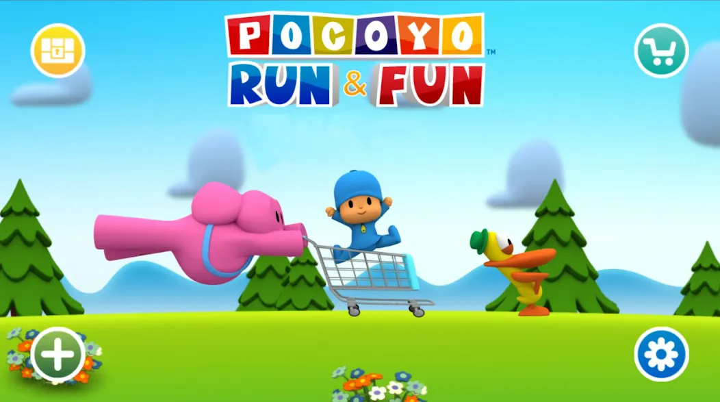 Pocoyo Run & Fun: Cartoon Jump  [МОД Menu] Screenshot 1