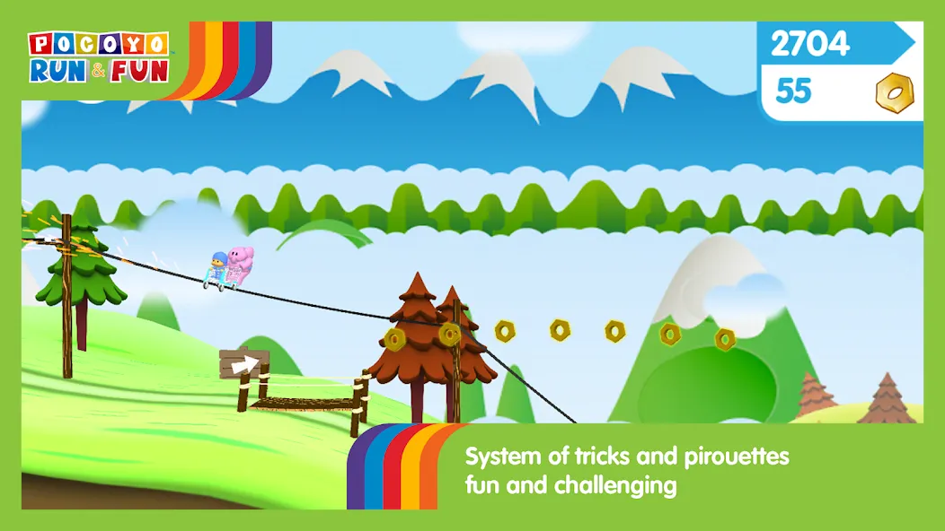 Pocoyo Run & Fun: Cartoon Jump  [МОД Menu] Screenshot 4