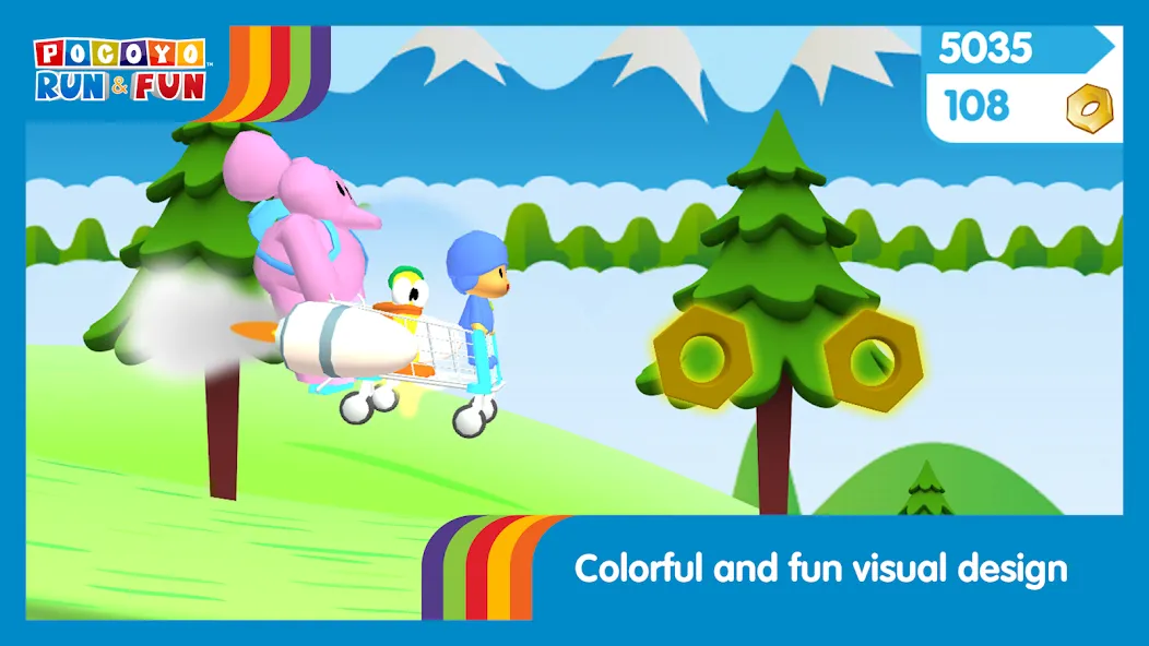 Pocoyo Run & Fun: Cartoon Jump  [МОД Menu] Screenshot 5