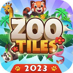 Взлом Zoo Tile - Match Puzzle Game (Зу Тайл)  [МОД Меню] - последняя версия apk на Андроид