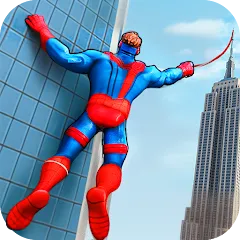 Скачать взломанную Spider Hero:Super City Hero (пайдер Хиро)  [МОД Много монет] - стабильная версия apk на Андроид