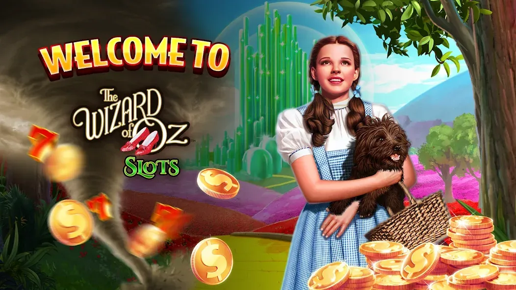 Wizard of Oz Slots Games (Волшебник из страны Оз игровой автомат)  [МОД Меню] Screenshot 1