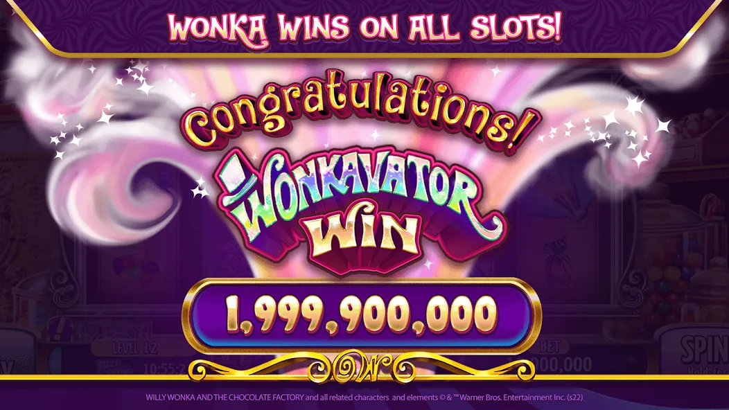 Willy Wonka Vegas Casino Slots (Вилли Вонка Вегас Казино Слоты)  [МОД Много монет] Screenshot 1