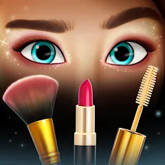 Взломанная Makeover Match - Fashion Game (Мейковер Матч)  [МОД Все открыто] - последняя версия apk на Андроид