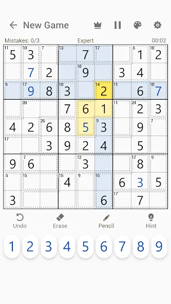 Killer Sudoku - Sudoku Puzzles  [МОД Unlimited Money] Screenshot 2